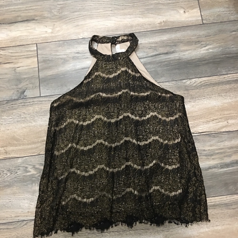 Gold Accent Top